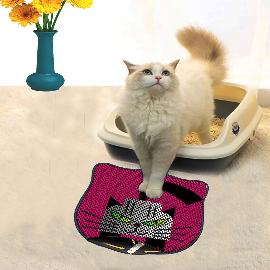 Aberto Design WC преграда за мачки Kdkafa0182, 40 x 50 см, розова