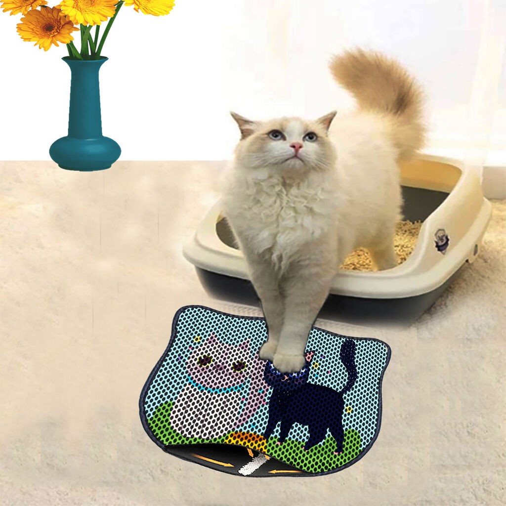 Aberto Design Тоалетна просторија за мачки Kdkafa0072, 40 x 50 см, шарена