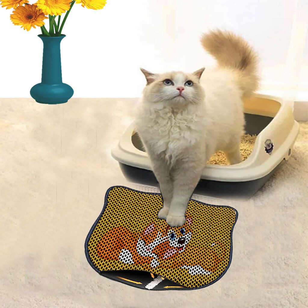 Aberto Design Тоалетна просторија за мачки Kdkafa0021, 40 x 50 см, жолта