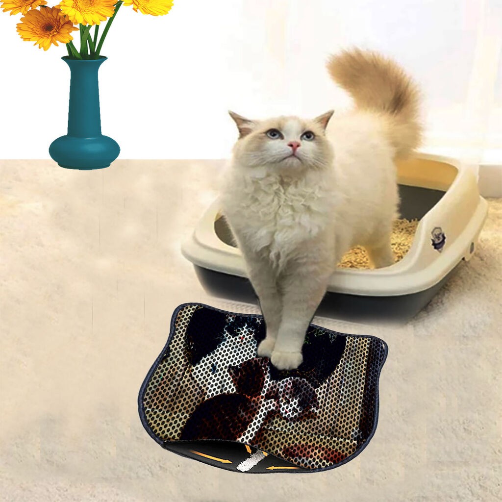 Aberto Design Тоалетна просторија за мачки Kdkafa0007, 40 x 50 см, шарена