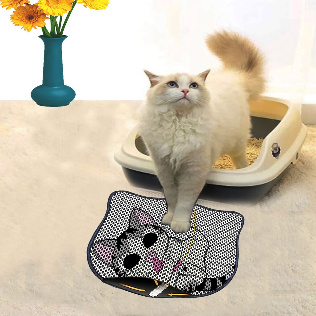 Тоалетна просторија за мачки Aberto Design Kdkafa0138, 40 x 50 см, бела