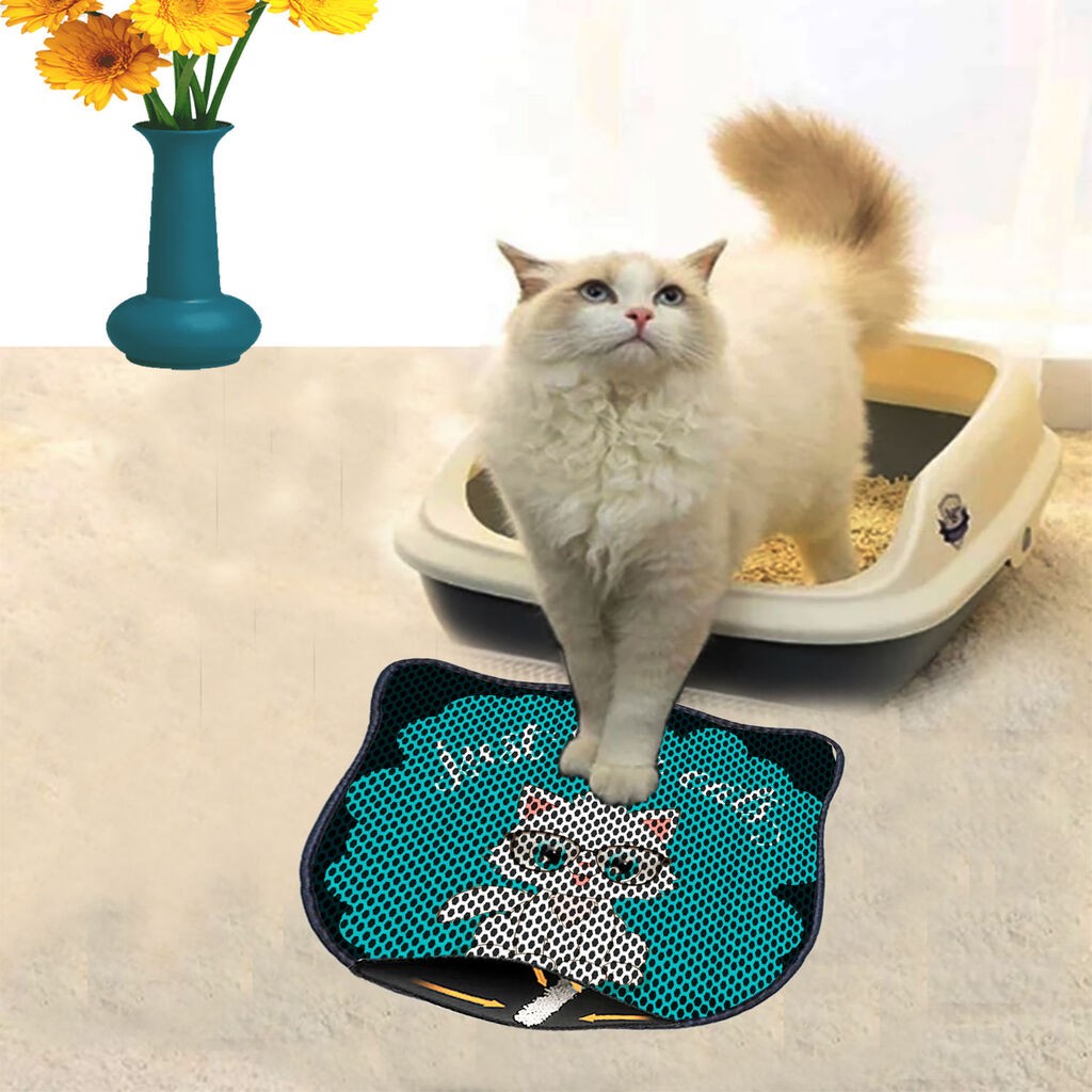 Aberto Design Тоалетна просторија за мачки Kdkafa0057, 40 x 50 см, шарена