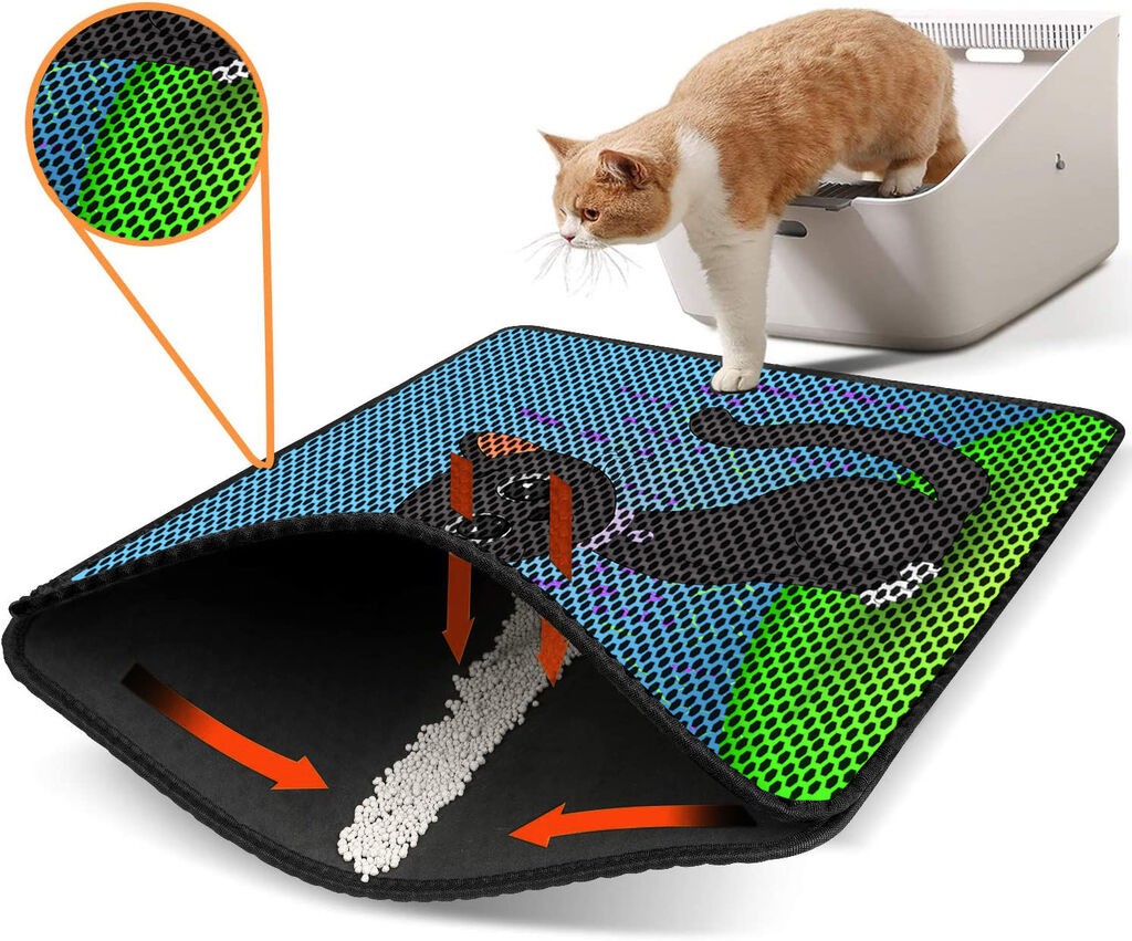 Aberto Design WC преграда за мачки Nrszn0156, 45 x 60 см, сина