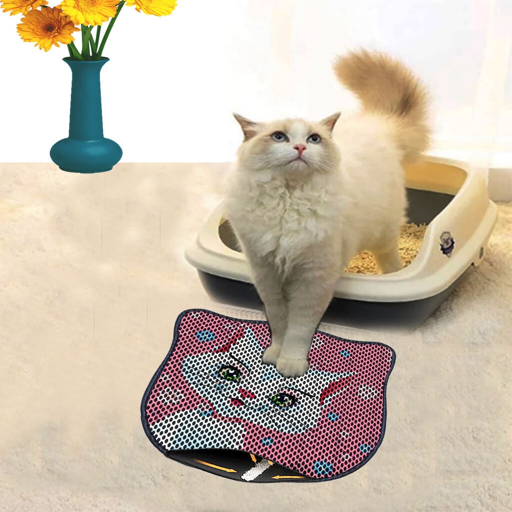 Aberto Design Тоалетна просторија за мачки Kdkafa0252, 40 x 50 см, шарена