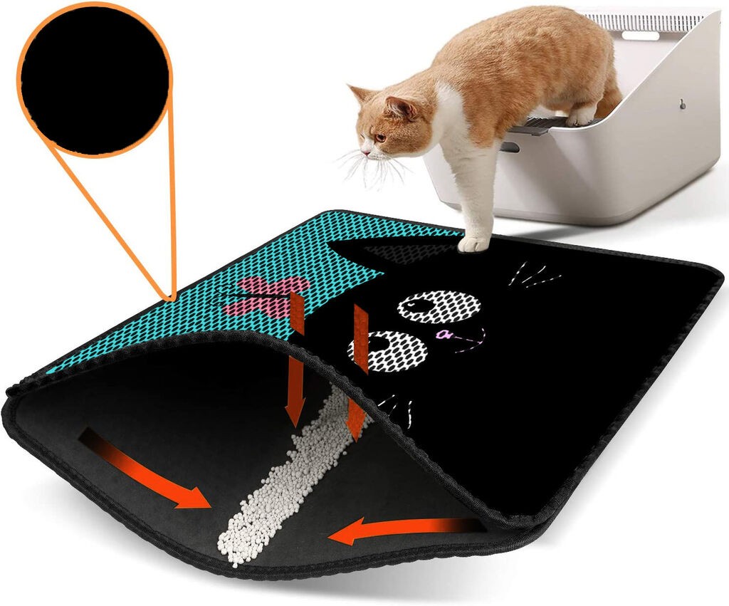 Aberto Design Тоалетна просторија за мачки Nrszn0223, 45 x 60 см, црна