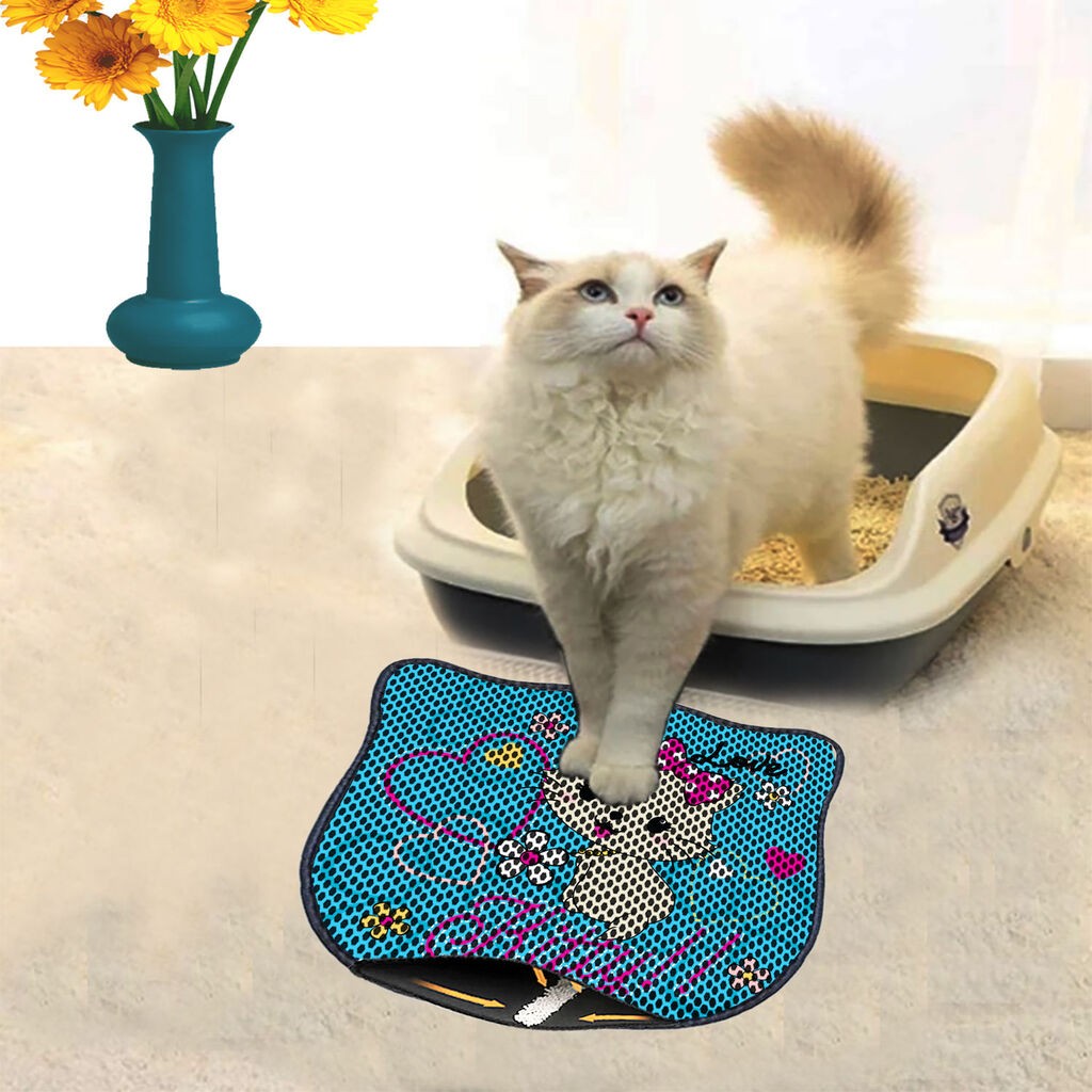 Aberto Design Тоалетна просторија за мачки Kdkafa0066, 40 x 50 см, сина