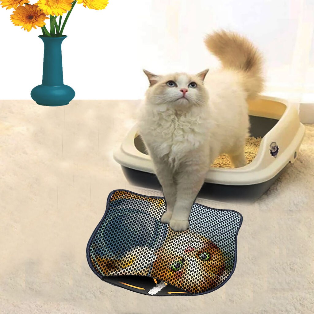 Aberto Design Тоалетна просторија за мачки Kdkafa0171, 40 x 50 см, шарена