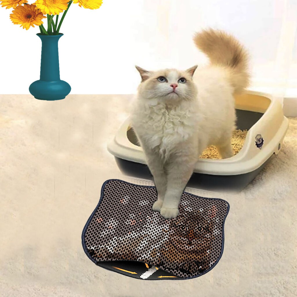 Тоалетна просторија за мачки Aberto Design Kdkafa0125, 40 x 50 см, кафеава