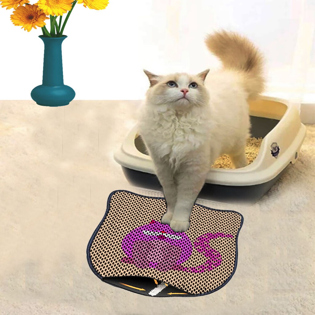 Aberto Design Тоалетна просторија за мачки Kdkafa0249, 40 x 50 см, Шарена