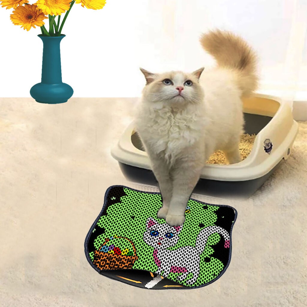 Aberto Design Тоалетна просторија за мачки Kdkafa0056, 40 x 50 см, шарена