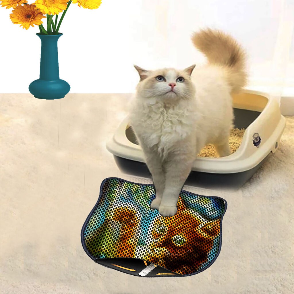 Aberto Design Тоалетна просторија за мачки Kdkafa0115, 40 x 50 см, шарена