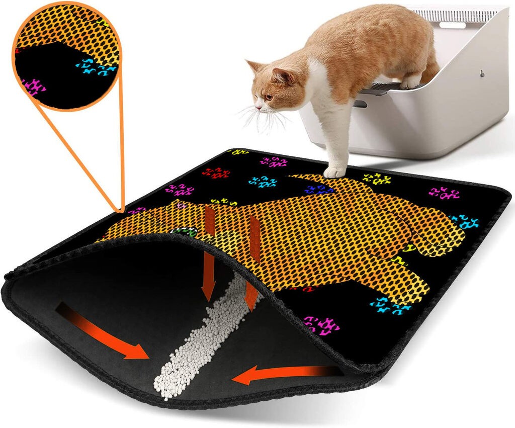 Aberto Design WC преграда за мачки Nrszn0101, 45 x 60 см, шарена