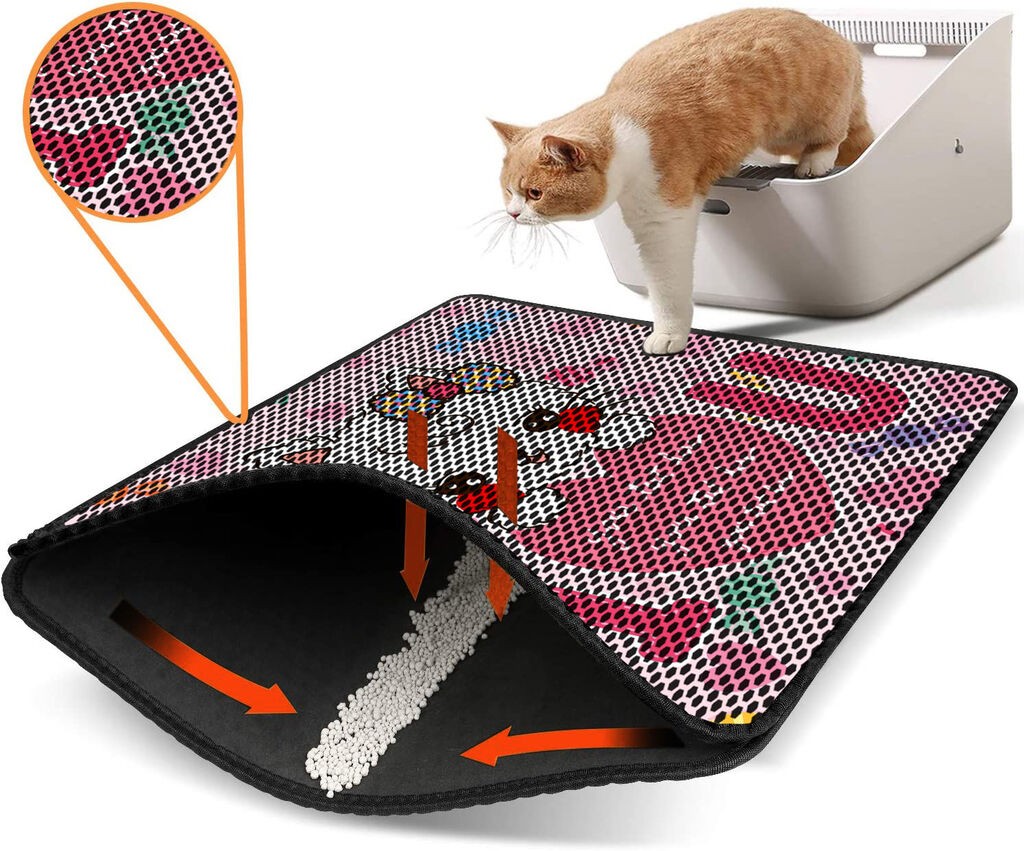 Aberto Design WC преграда за мачки Nrszn0049, 45 x 60 см, шарена