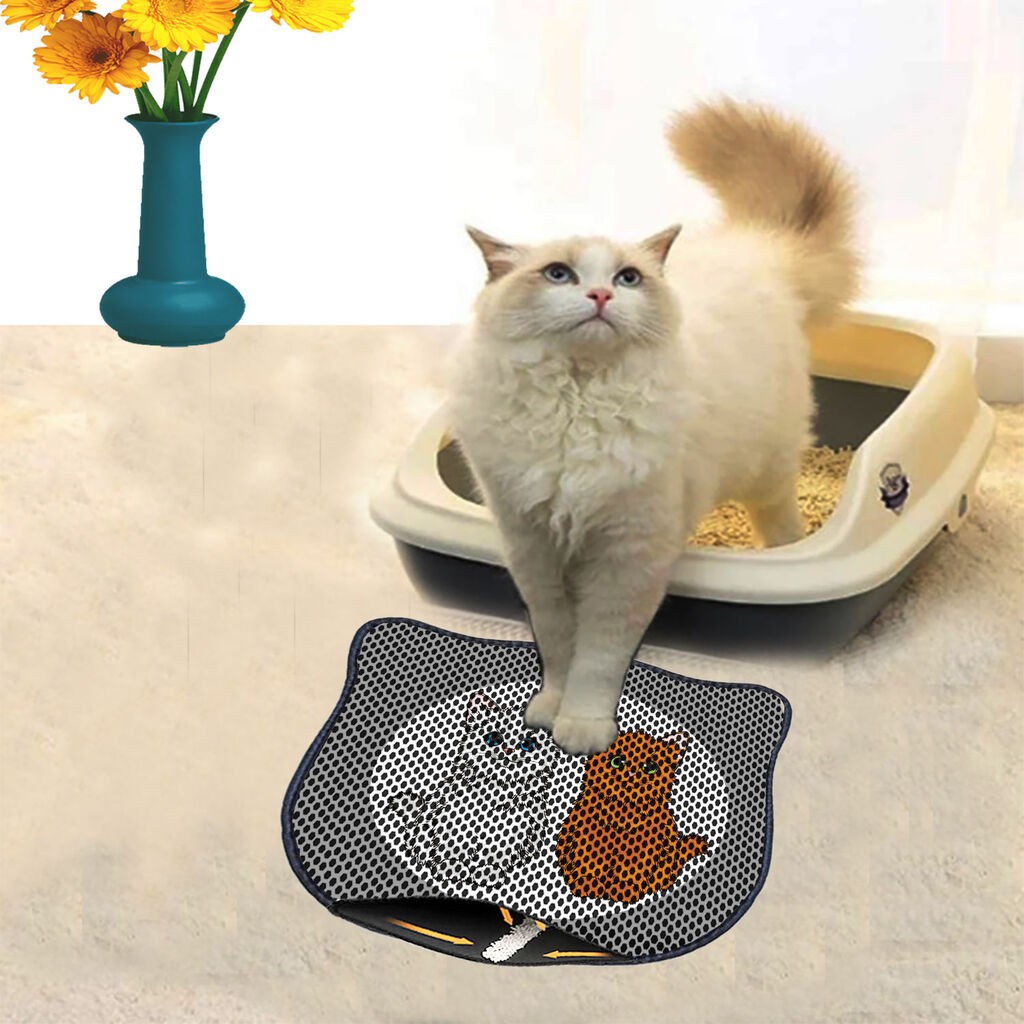 Aberto Design Тоалетна просторија за мачки Kdkafa0017, 40 x 50 см, шарена