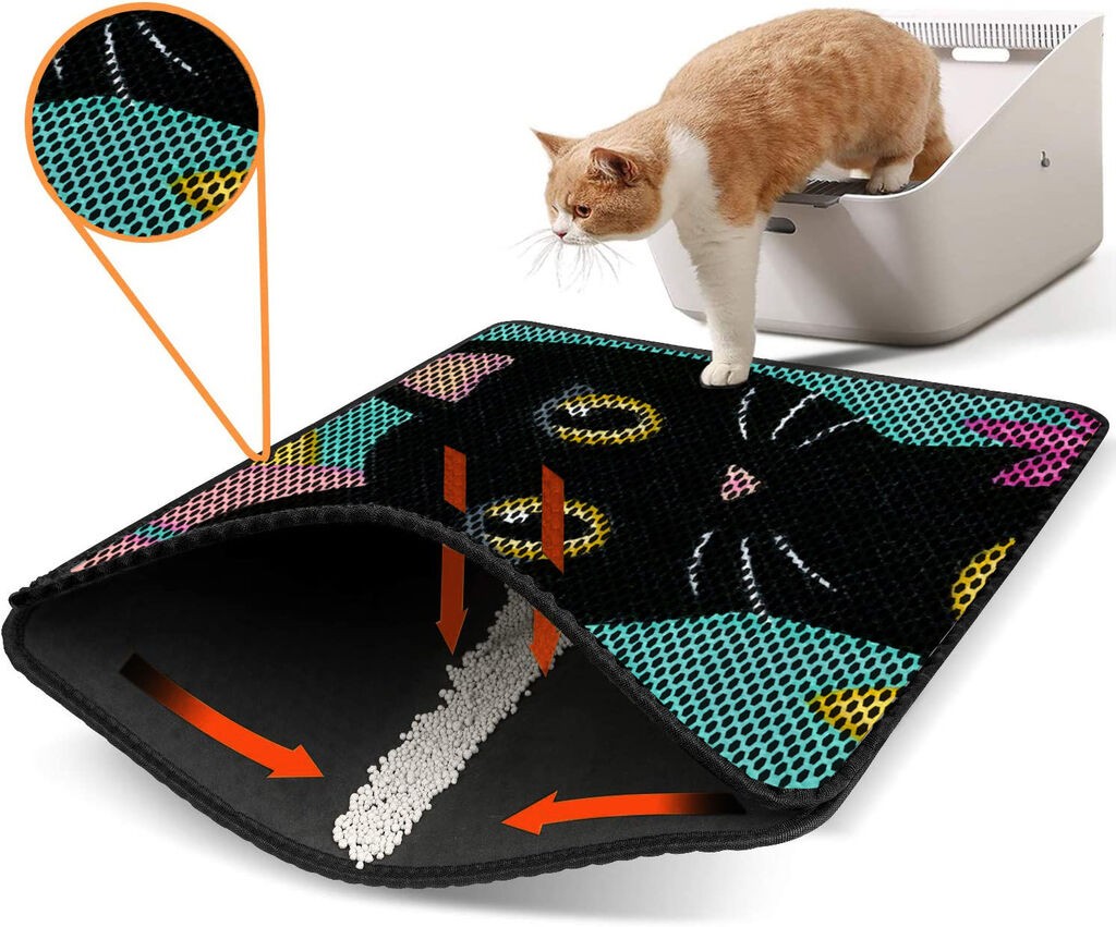 Aberto Design WC преграда за мачки Nrszn0109, 45 x 60 см, шарена