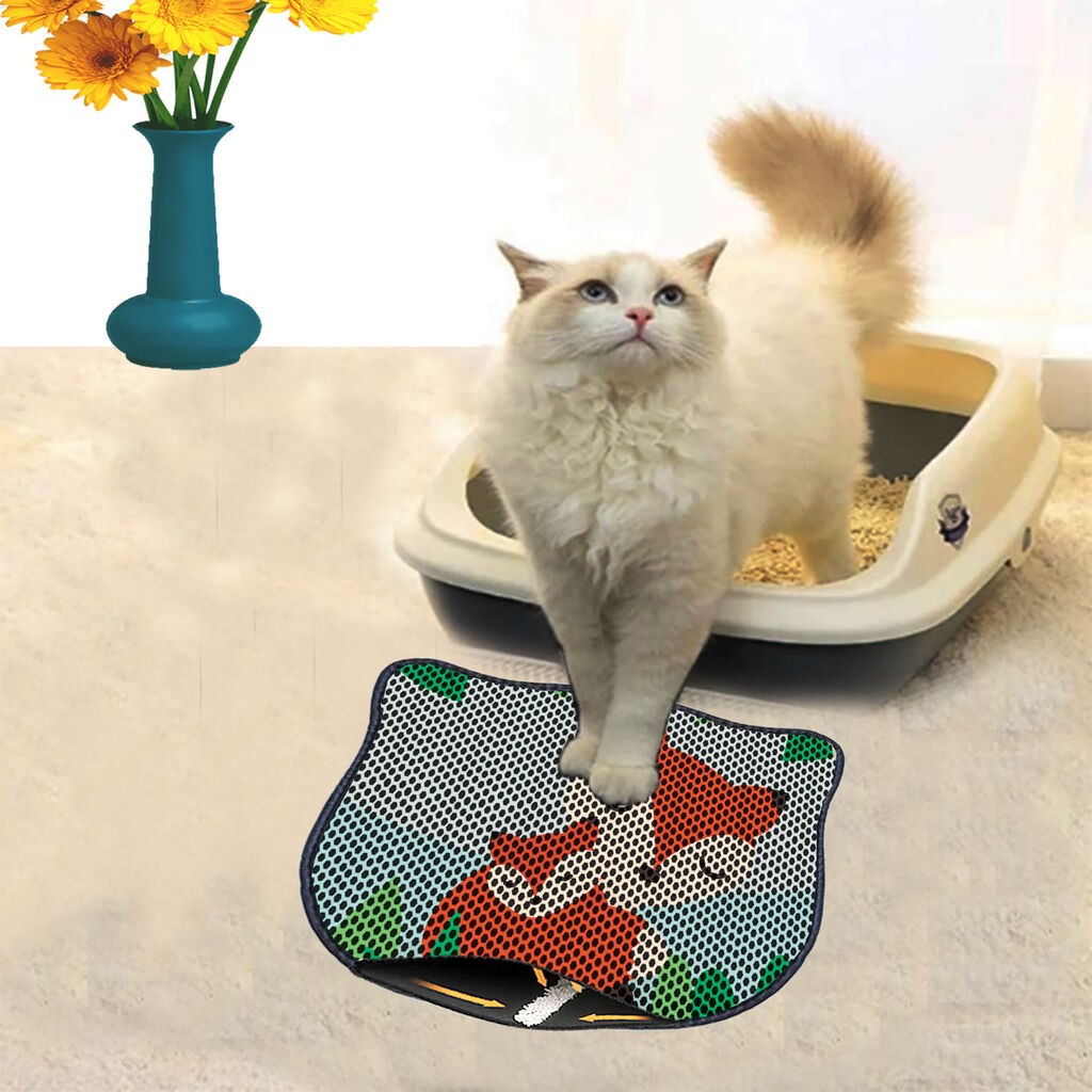 Aberto Design Тоалетна просторија за мачки Kdkafa0097, 40 x 50 см, шарена