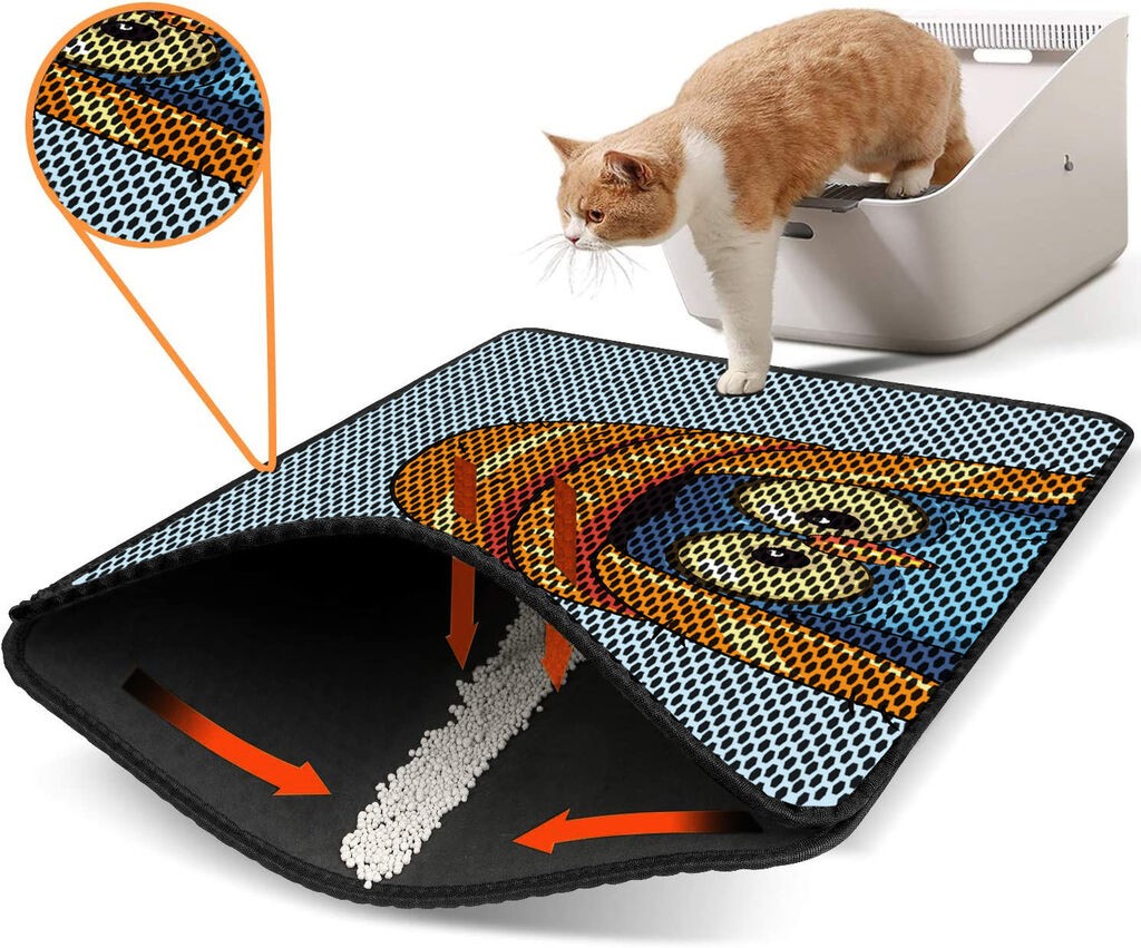 Aberto Design WC преграда за мачки Nrszn0080, 45 x 60 см, шарена