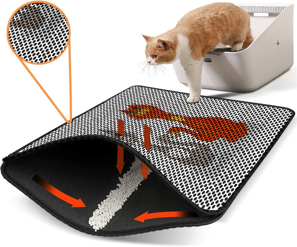 Тоалетна просторија за мачки Aberto Design Nrszn0041, 45 x 60 см, бела