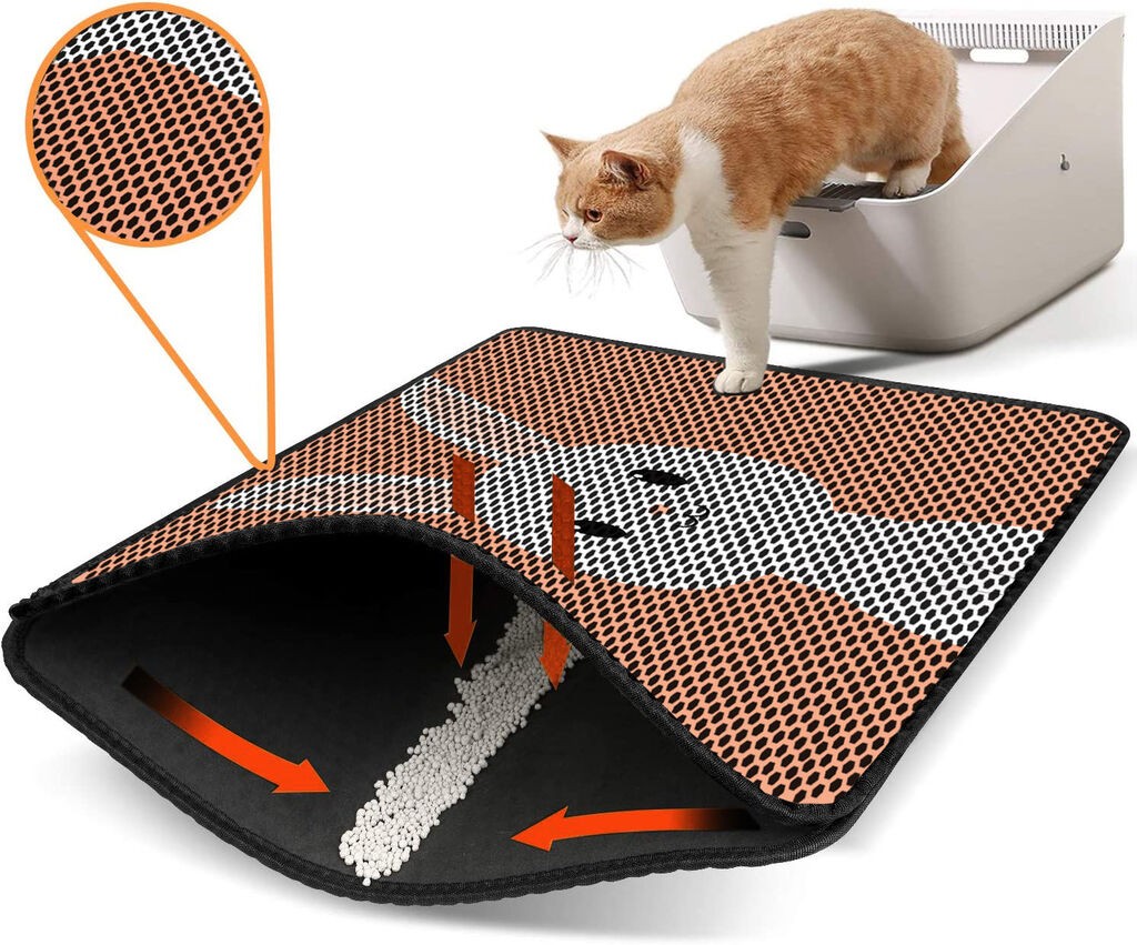 Aberto Design WC преграда за мачки Nrszn0098, 45 x 60 см, портокалова