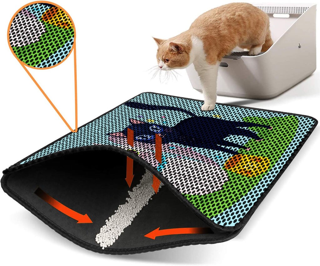 Aberto Design WC преграда за мачки Nrszn0072, 45 x 60 см, шарена