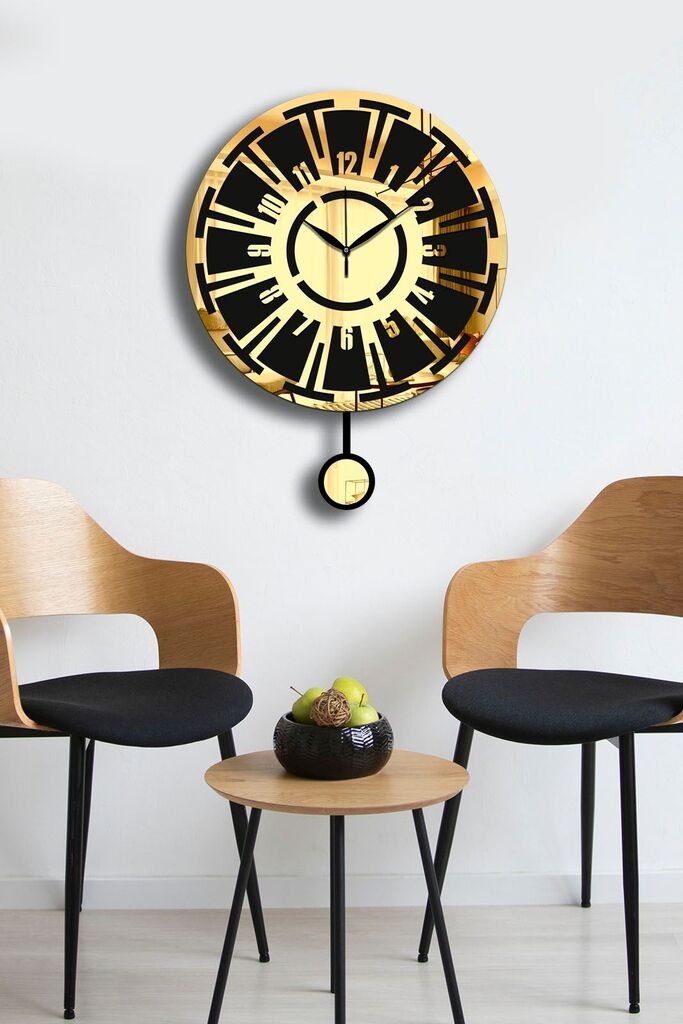 Wallity dzиден часовник Vlnt114Al, 39x50 см, златно-црн