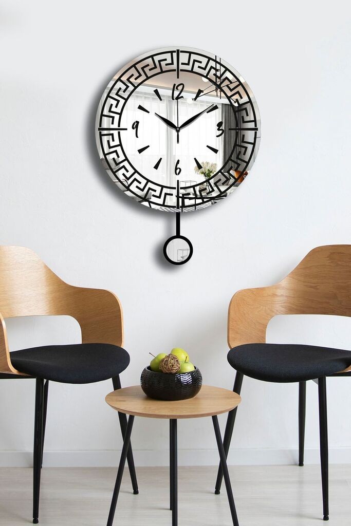 Wallity dzиден часовник Vlnt113Gu, 39x50 см, сребрена боја