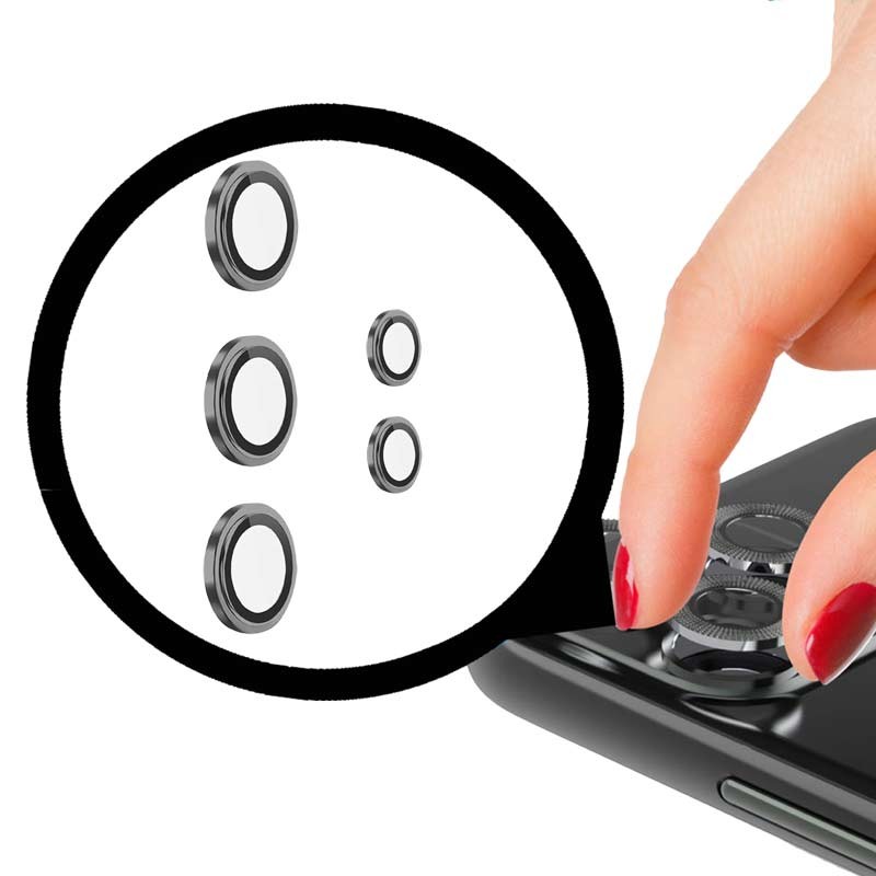 Заштитно стакло за камера - Samsung S23 Ultra - Црна