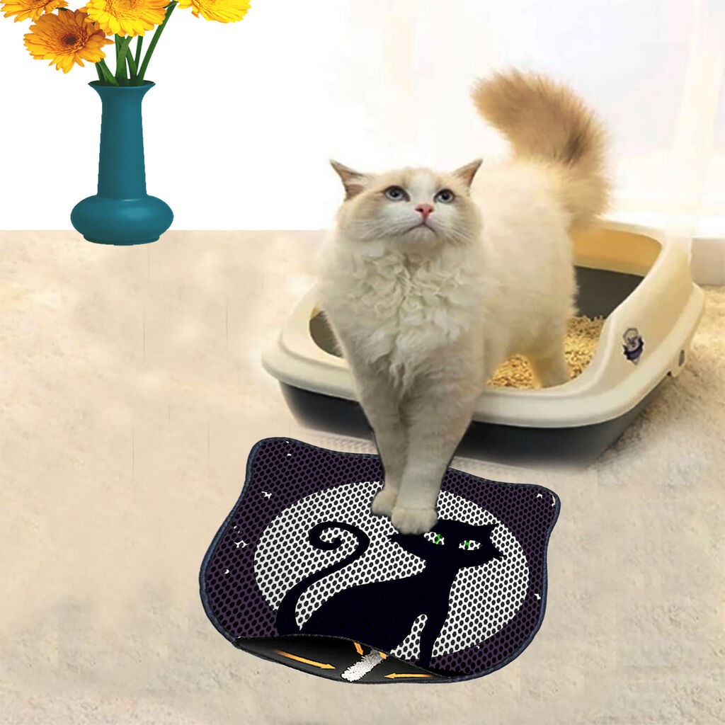 Aberto Design Тоалетна просторија за мачки Kdkafa0242, 40 x 50 см, шарена