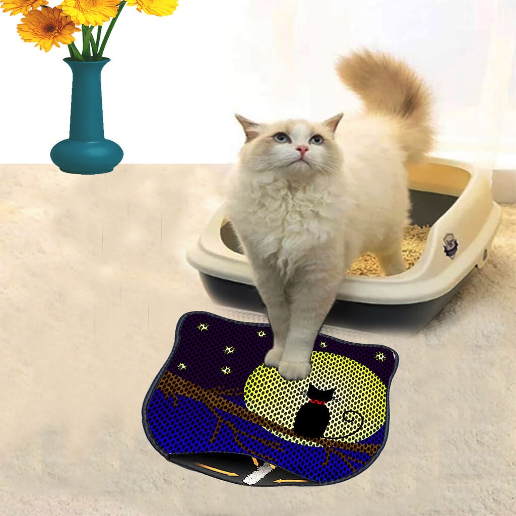 Aberto Design Тоалетна просторија за мачки Kdkafa0126, 40 x 50 см, Шарена