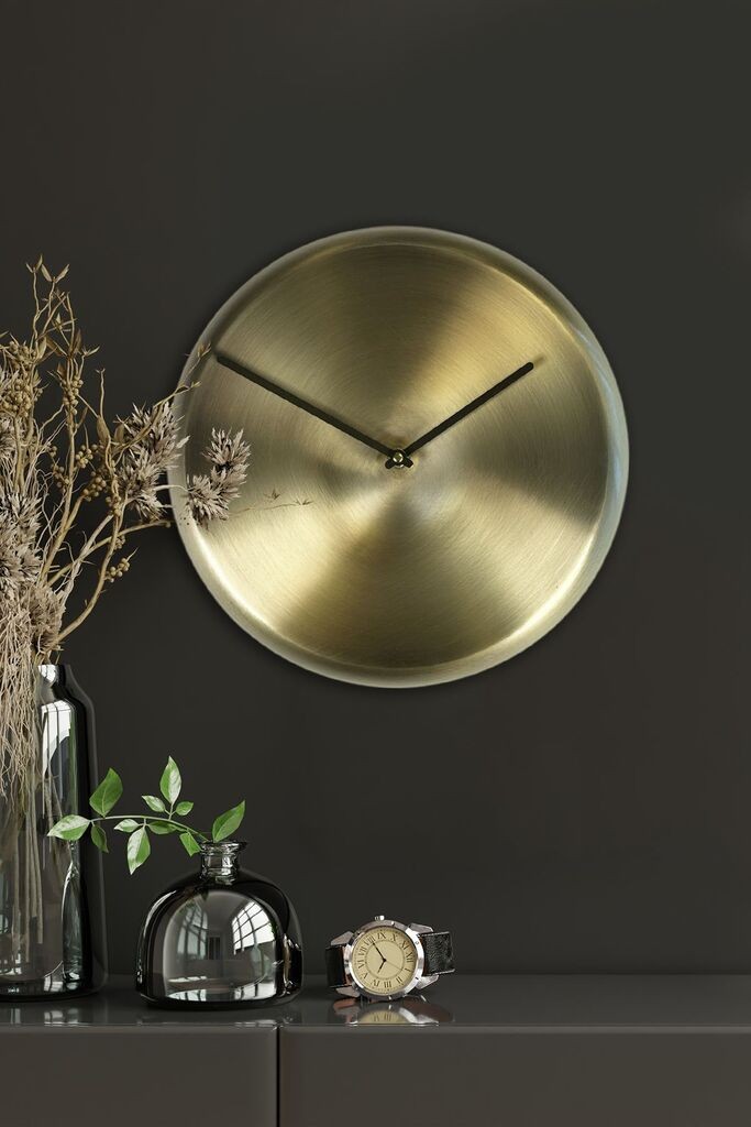 Wallity dzиден часовник 30Sivmetsaat, 30x30 см, златна боја