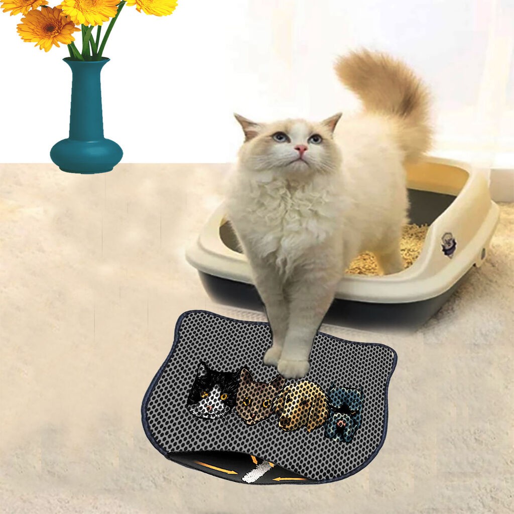 Aberto Design Тоалетна просторија за мачки Kdkafa0022, 40 x 50 см, шарена