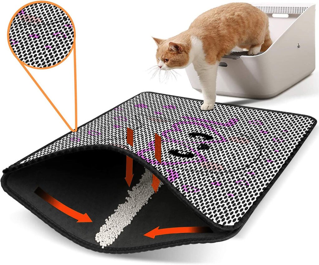 Тоалетна просторија за мачки Aberto Design Nrszn0243, 45 x 60 см, бела