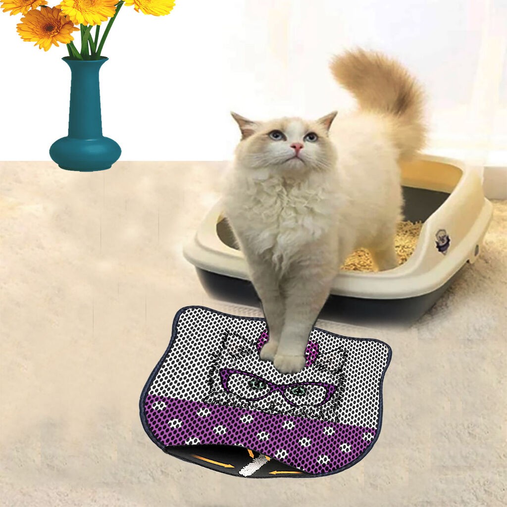 Aberto Design Тоалетна просторија за мачки Kdkafa0257, 40 x 50 см, шарена