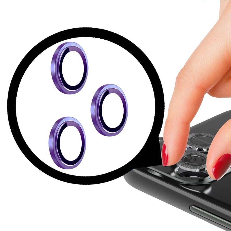 Заштитно стакло за камера - iPhone14 Pro/14 Pro Max - Виолетова