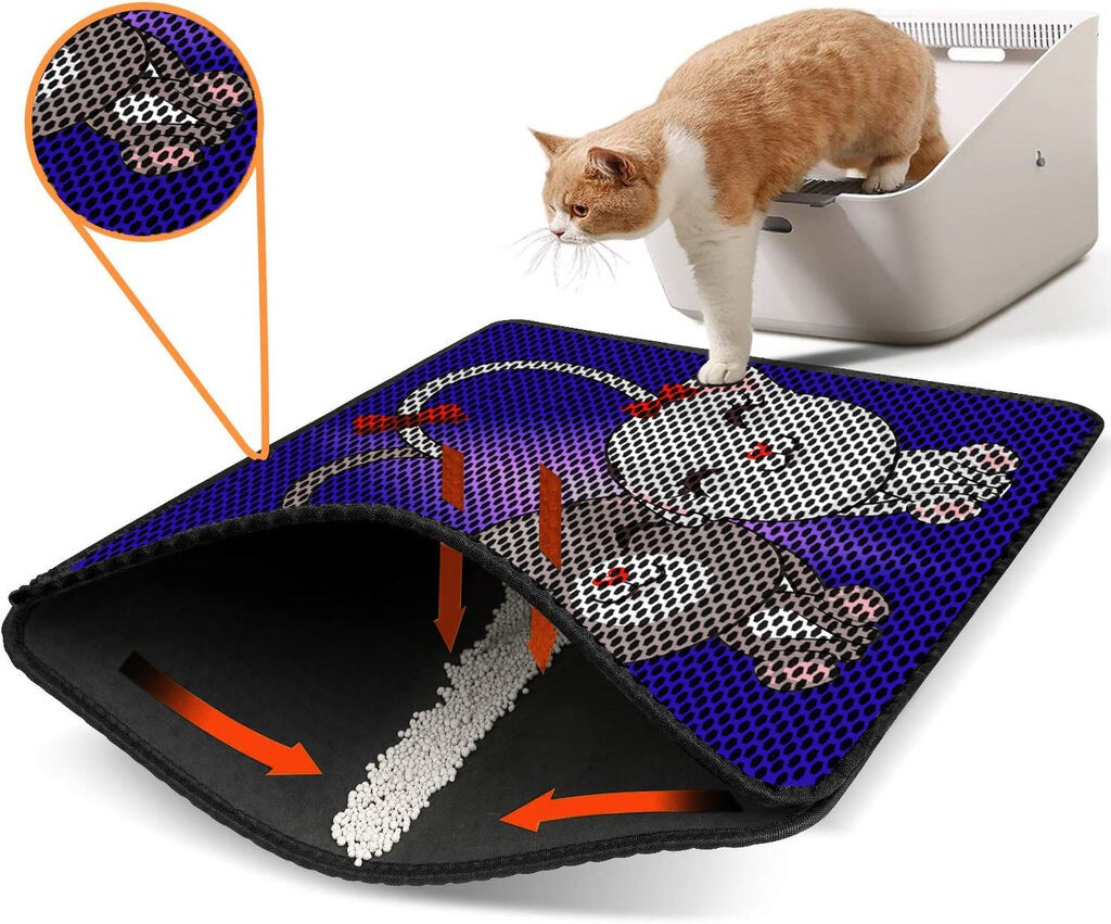 Aberto Design Тоалетна просторија за мачки Nrszn0086, 45 x 60 см, виолетова