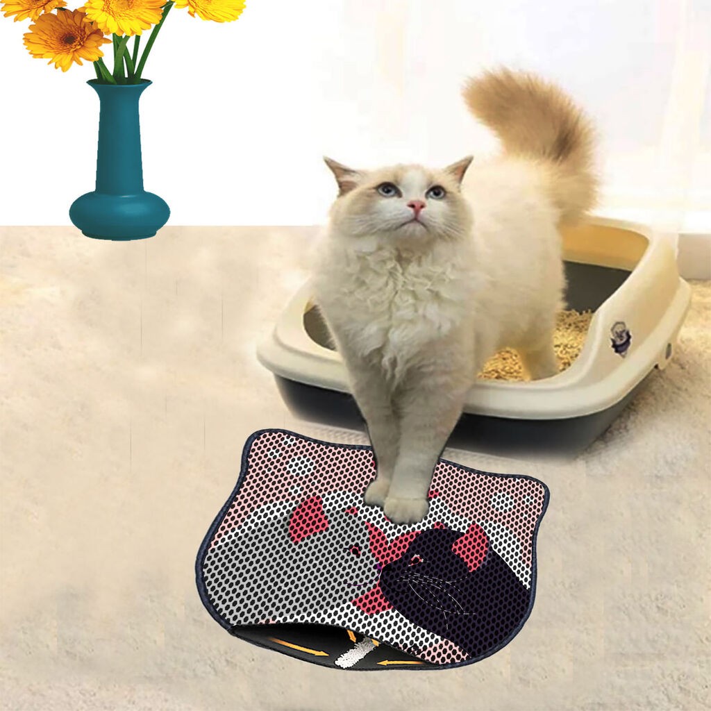 Aberto Design Тоалетна просторија за мачки Kdkafa0218, 40 x 50 см, шарена