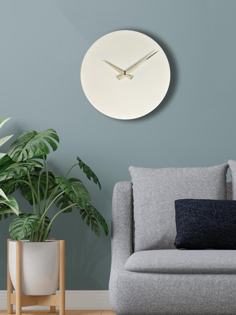 Wallity dzиден часовник 35Sivmet, 35x35 см, крем боја
