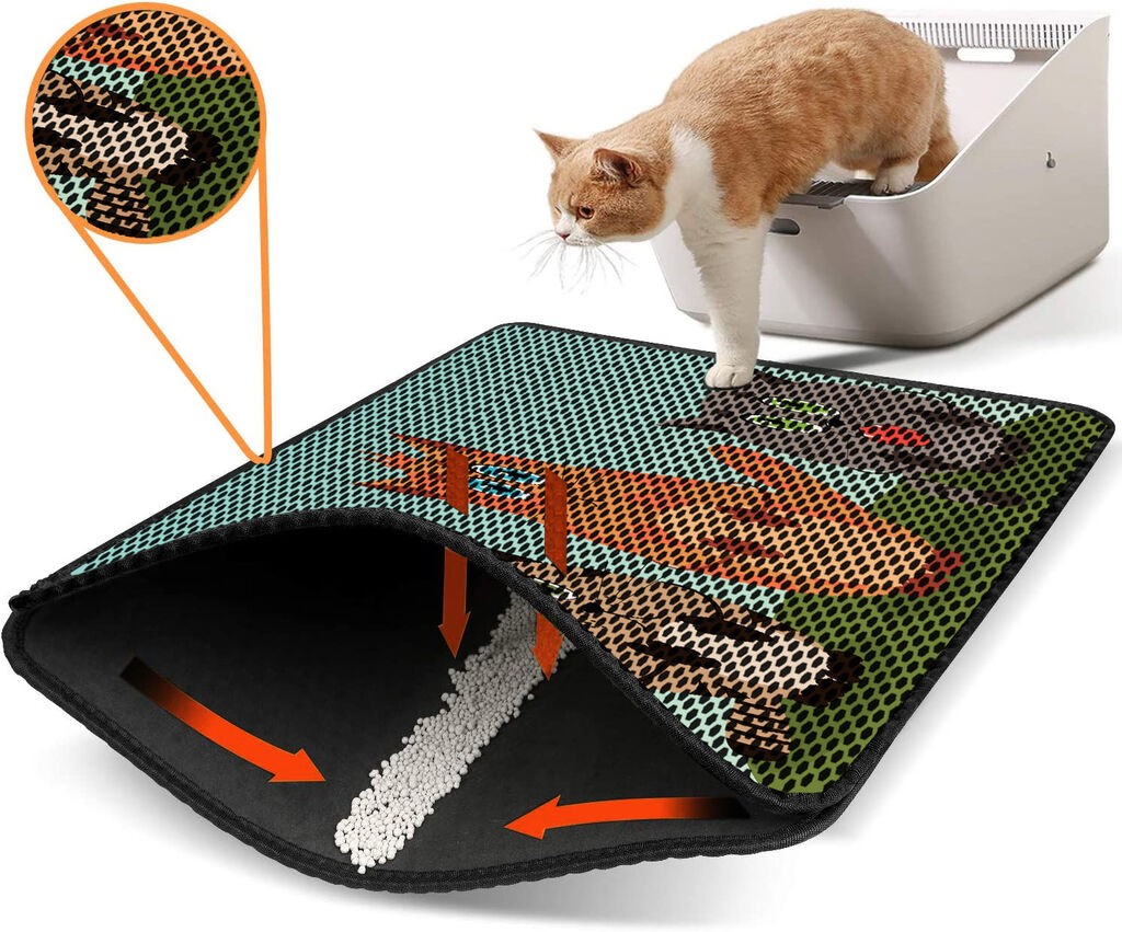 Aberto Design WC преграда за мачки Nrszn0211, 45 x 60 см, шарена