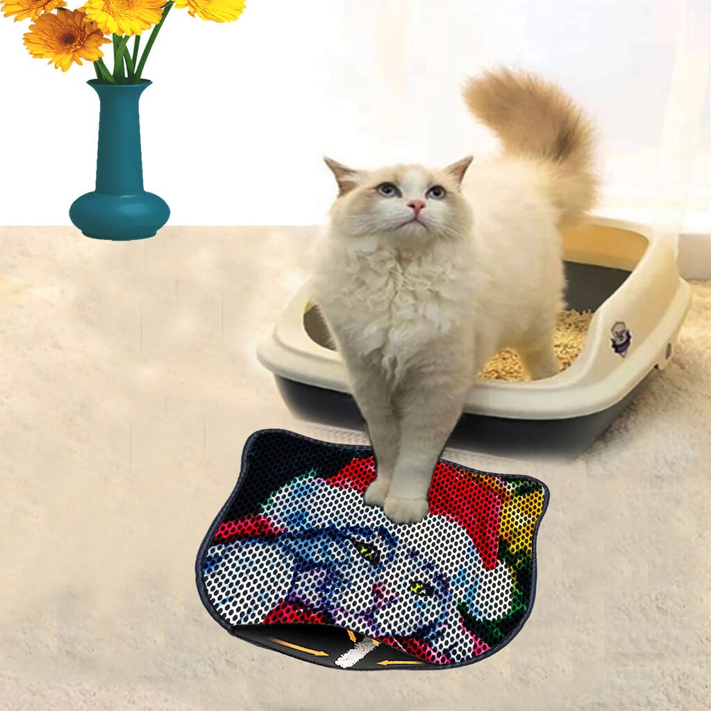 Aberto Design Тоалетна просторија за мачки Kdkafa0116, 40 x 50 см, шарена