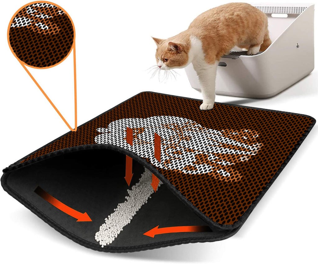 Тоалетна просторија за мачки Aberto Design Nrszn0019, 45 x 60 см, кафеава