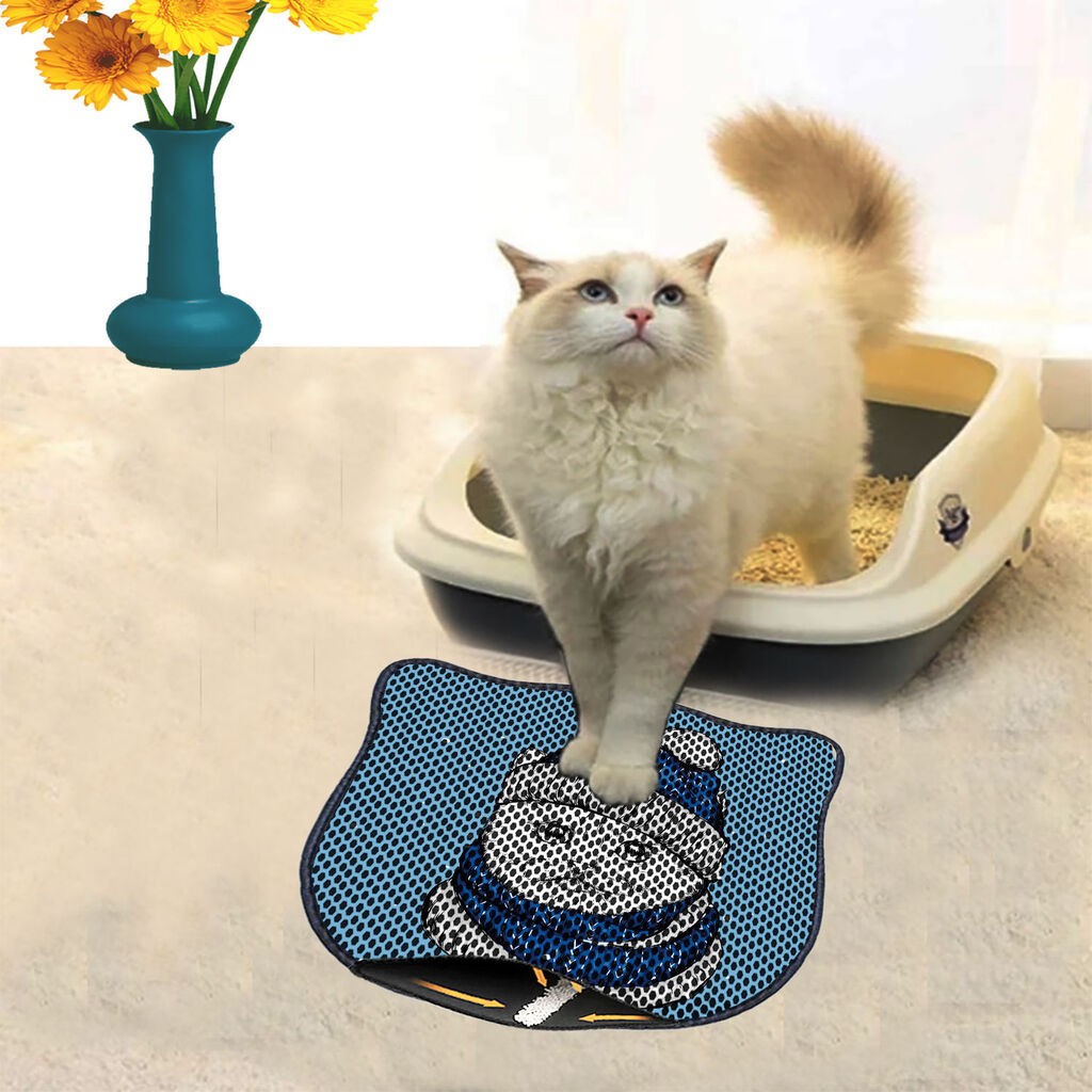 Aberto Design Тоалетна просторија за мачки Kdkafa0255, 40 x 50 см, сина