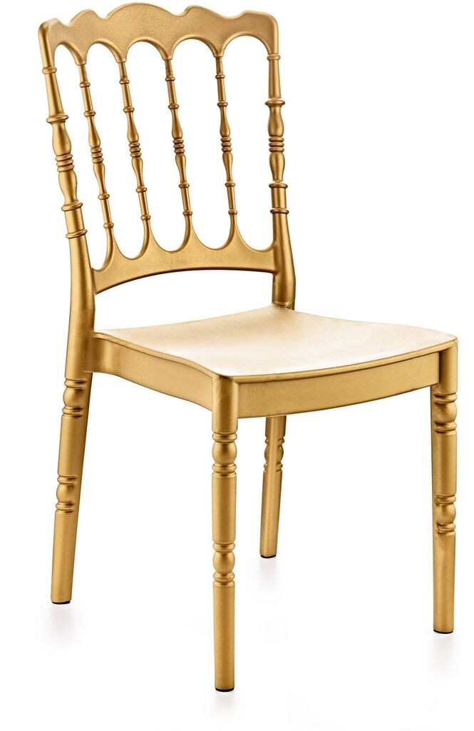 Градинарска столица Hanah Home Esteta Classic, 55x92x43 см, златна боја