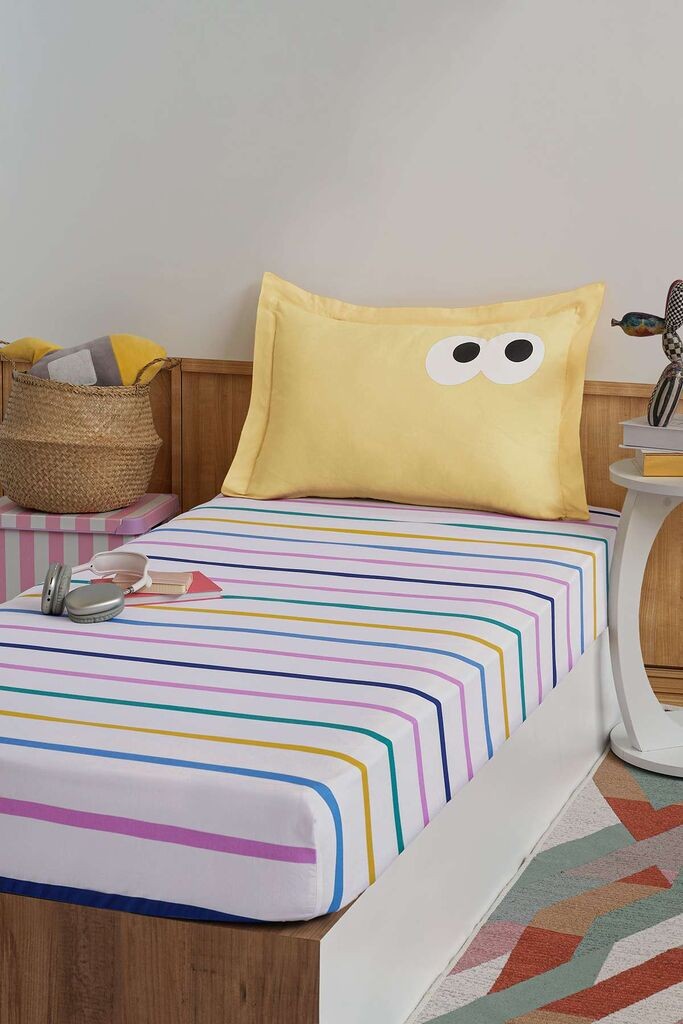 Комплет постелнина L'essentiel Maison Смешен, 100x200 см, Шарена