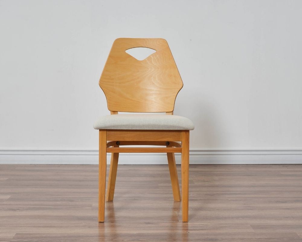 Hanah Home Комплет трпезариски столчиња Нов, 42x87x42 см, бои на даб