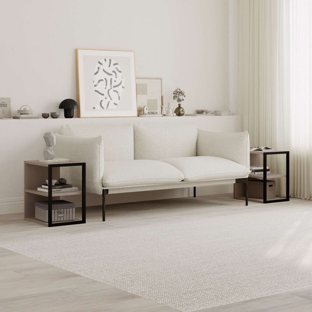 Помошна масичка Hanah Home Echo, 30x45x42 см, беж