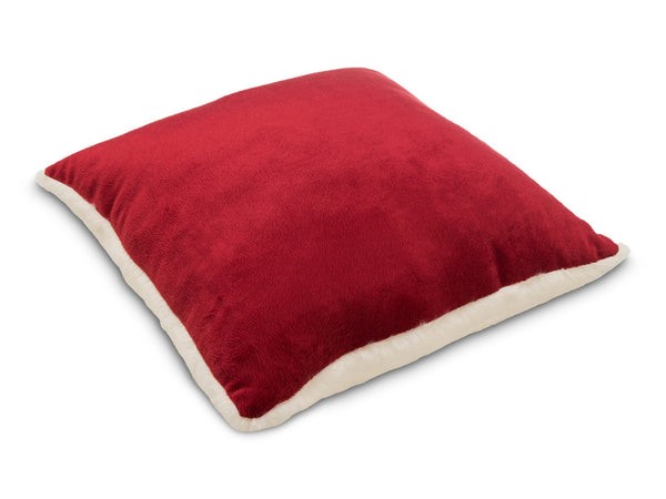 Warm крзнена перничка Црвена