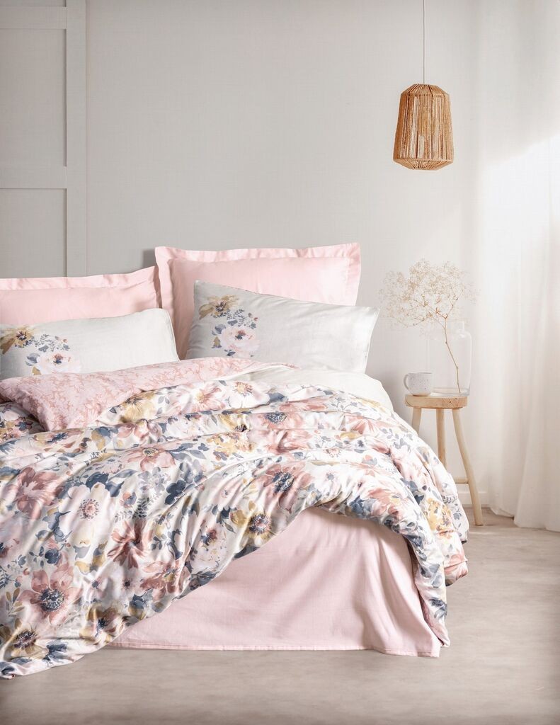 Комплет постелнина L'essentiel Maison Dalya, 240x260 cm, розова