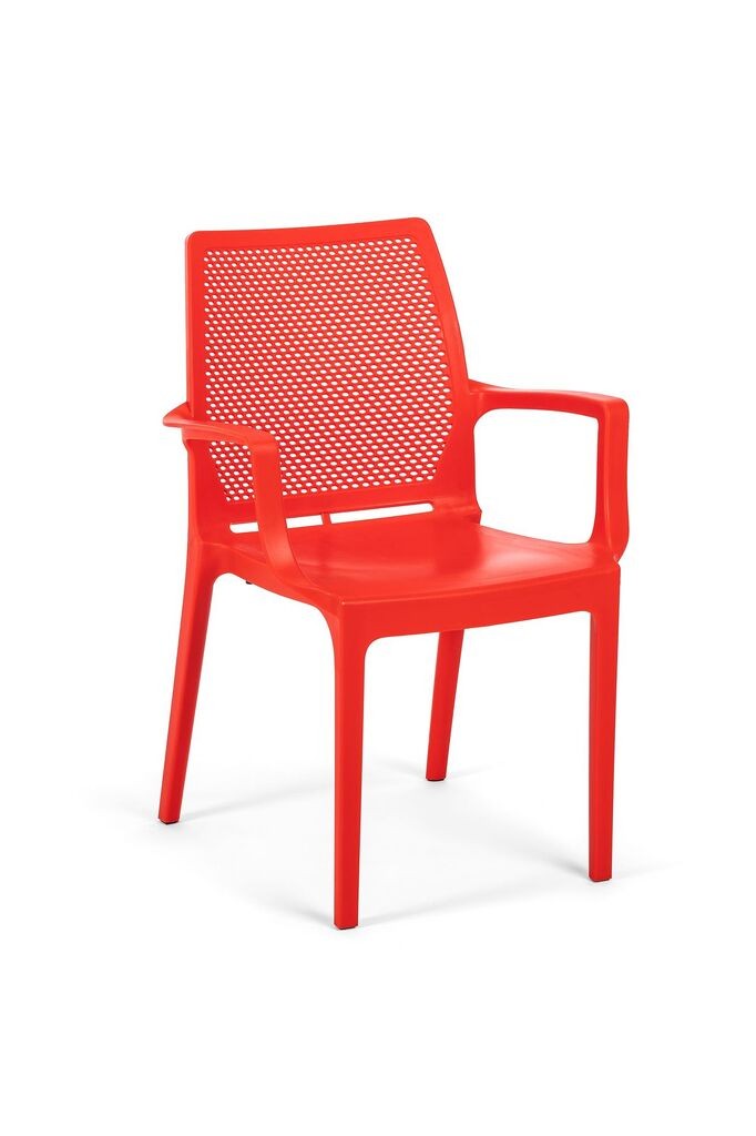 Стол за градина Hanah Home Icon, 57x85x53 см, црвена