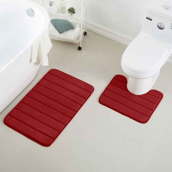 Мемори простирка комплет - Темно Црвена