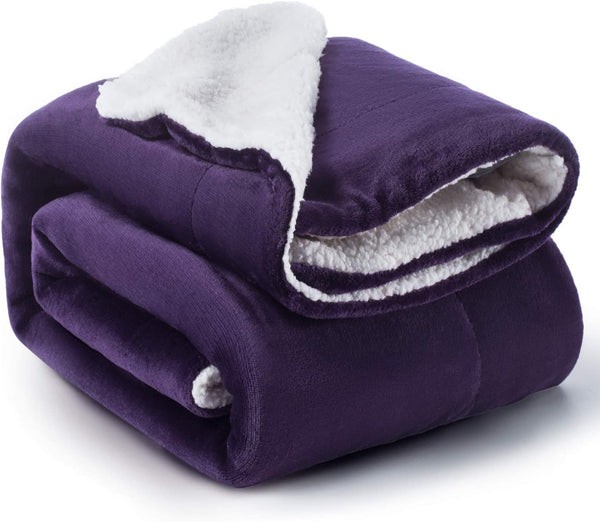 Warm крзнено ќебе Виолетова (150х200cm)